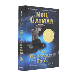 进口英文原版小说 The Graveyard Book 坟场之书 中学生英语课外阅读物 青少年幻想文学 Neil Gaiman尼尔盖曼 纽伯瑞金奖 学校推荐