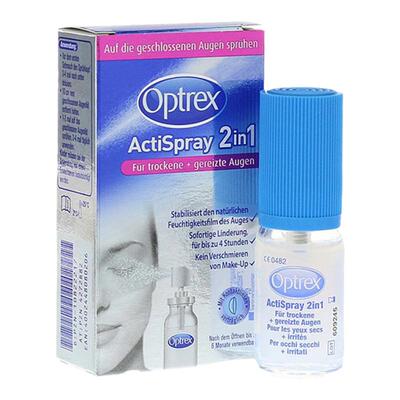 欧洲直邮德国药房OPTREX爱滴氏润眼喷雾10ml眼干眼痒眼疲劳护眼
