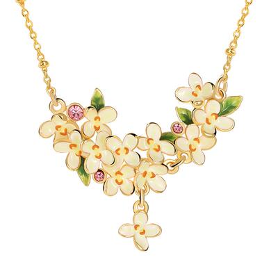 JuicyGrape浪漫桂花项链女