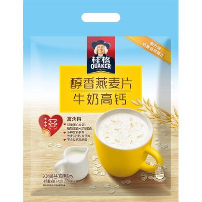 桂格即食燕麦片特浓牛奶醇香