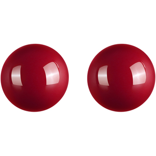 桑蕾BOBO球半圆冷珐琅耳钉女s925银针时尚复古设计感秋冬多色可选