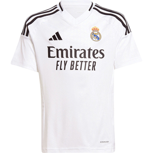 Adidas/阿迪达斯官方正品当季新款大童皇马球迷版透气球衣IT5186