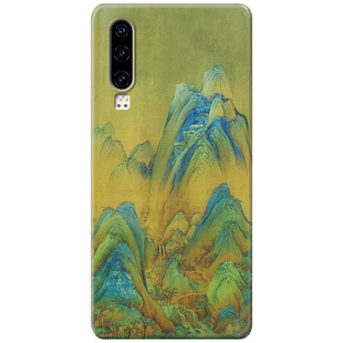 千里江山图适用华为Pura 80手机壳p70p60p50p40p30p20pro国潮Ultra中国风文艺e复古女款软小众十