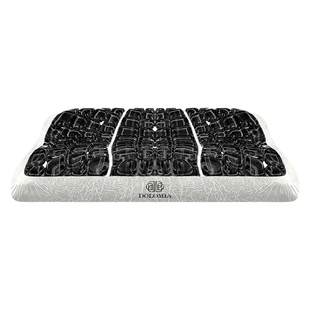 Dolomia凝胶枕慢回弹记忆枕成人颈椎呵护枕睡眠枕头曜玉雪脂黑鳍