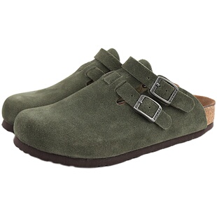 东园物作DYOWOZ潮流百搭经典日系复古后带两用勃肯软木女鞋懒人鞋