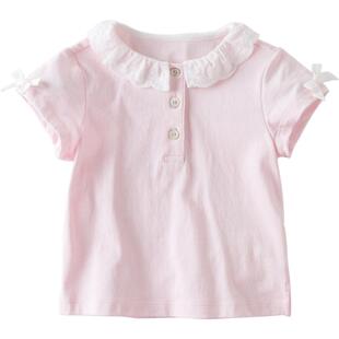 戴维贝拉女童短袖童装儿童t恤夏装新款洋气小童衣服宝宝纯棉上衣