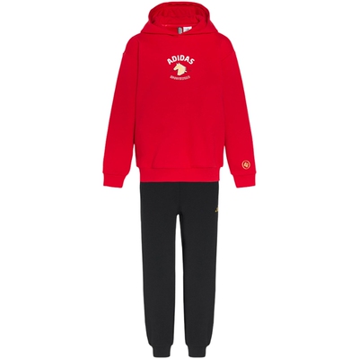 Adidas阿迪达斯男大童新款百搭针织舒适时尚运动休闲套装KV6911