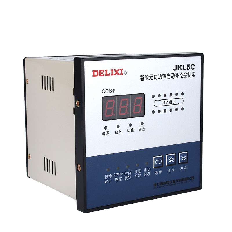 德力西 智能无功功率自动补偿控制器 JKL5C-12 回路 380V 数显式