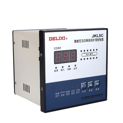 德力西 智能无功功率自动补偿控制器 JKL5C-12 回路 380V 数显式