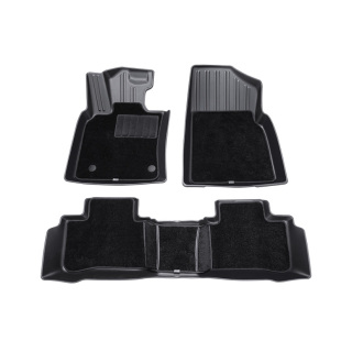 专用于新款第九代凯美瑞脚垫改装饰全包围tpe后备箱尾垫双擎用品