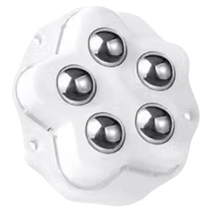 万向轮轮子移动粘贴式滑轮底座滚珠免打孔钢珠尼龙珠静音家具脚轮