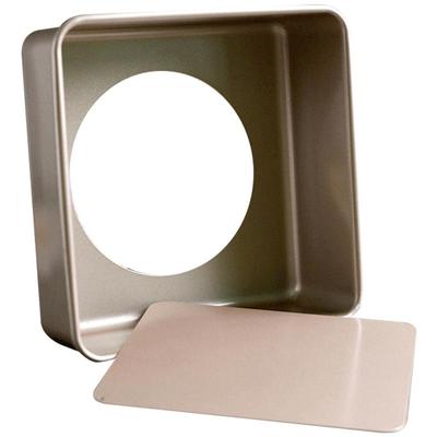 百钻8寸9寸活底深方盘用方形烤盘