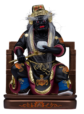 树脂家用七爷八爷神像摆件