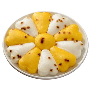 千味央厨金玉良缘双色发糕米糕儿童早餐半成品红枣糕年夜饭速食菜