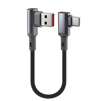 胖头雕0.25/0.5米适用苹果16iPhone17数据线充电器usb转typec手机6a车载C口15Promax华为荣耀超级快充编织短