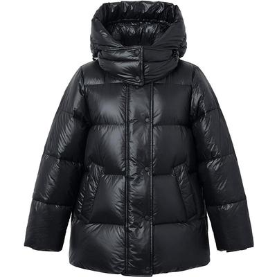 【宋佳明星同款】Hazzys哈吉斯羽绒服女2025冬新品保暖面包服外套