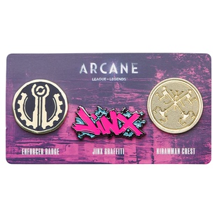 英雄联盟LOL双城之战第二季主题徽章组合游戏周边配饰