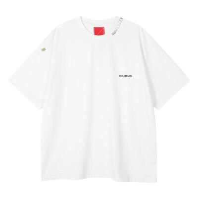 现货印花logo男女纯色短袖t恤