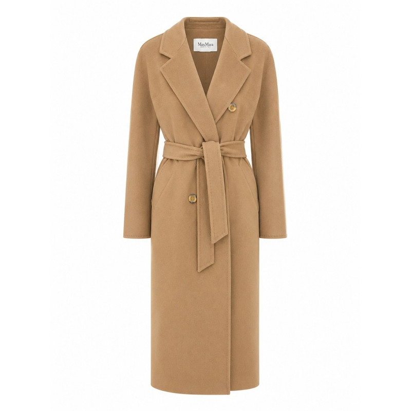 Max Mara 女士驼色101801 madame羊毛羊绒大衣 26秋冬 意大利代购