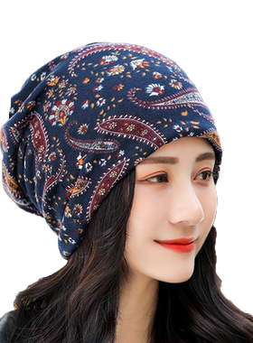 帽子女韩版潮包头帽月子帽
