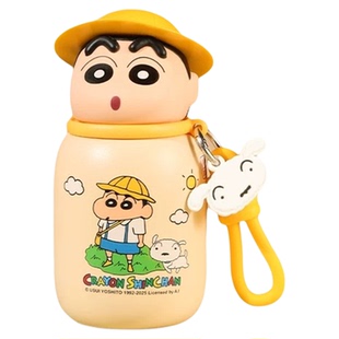 蜡笔小新2025新款联名保温杯高颜值女可爱迷你学生大容量便携水杯