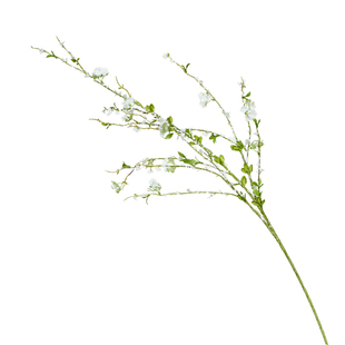 雪柳枝仿真花假花束客厅电视柜样板房装饰品摆设室内简约插花花艺