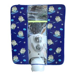 电动车防晒挡风板夏挡风被 pvc通用踏板摩托车前挡雨电瓶车挡风罩