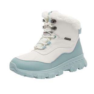 斯柏锐东北雪地靴女冬季户外抗寒加绒加厚冰面止滑防水保暖棉鞋男