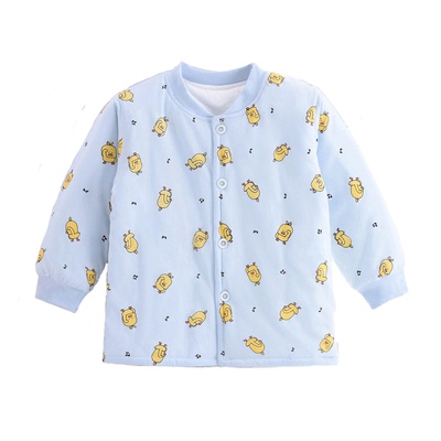 宝宝夹棉上衣薄棉袄婴