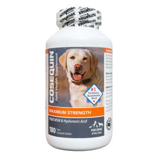 美国直邮 Cosequin宠物猫狗狗氨糖软骨素犬用加强型关节宝咀嚼片
