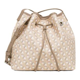 Lancaster兰卡斯特 Ikon系列经典老花休闲通勤大容量单肩水桶包