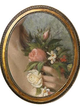 【独家】欧洲中古复古异形椭圆框