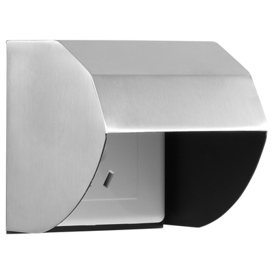 不锈钢防水盒防雨罩明装暗装通用