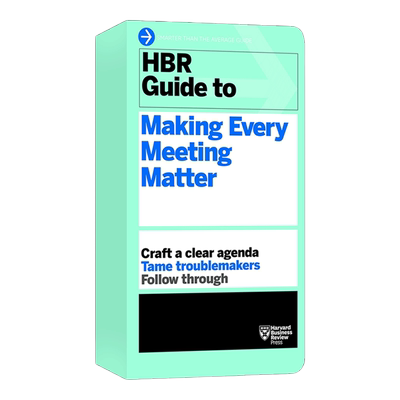 英文原版 HBR Guide to Making Every Meeting Matter HBR Guide Series 哈佛商业评论指导每个会议事宜 英文版 进口英语原版书籍