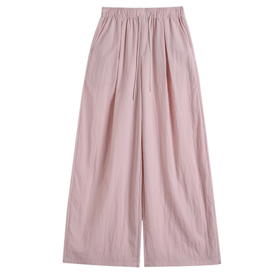 阔腿休闲裤女2026夏季薄款速干裤