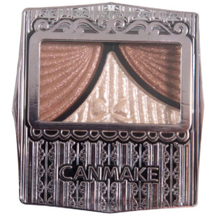 保税直发 日本砍妹canmake井田三色眼影盘蝴蝶结帷幕大地色11 12