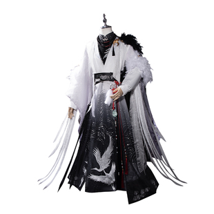 梦想猫燕云十六声cos服瑞仙鹤cosplay衣服装男白色汉服女古风套装