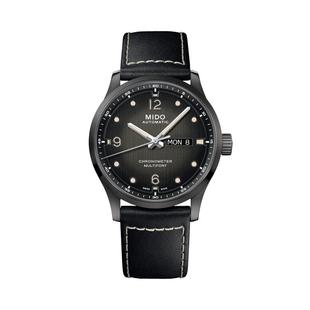 【自营】中古全新未使用美度舵手系列男表机械手表瑞士黑盘镶钻