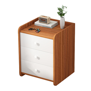 床头柜现代简约多功能床边柜北欧简易储物柜网红卧室小床头收纳柜