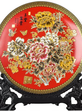 金陵金箔玉堂中式工艺摆盘