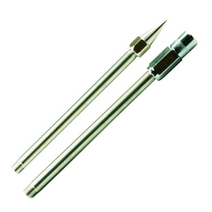 不锈钢黄油枪管通用手动气动枪头嘴加厚硬管平头尖咀打黄油连接管