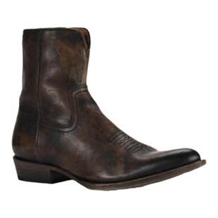 FRYE男靴子皮靴中筒圆头套筒牛皮休闲舒适秋季正品280631