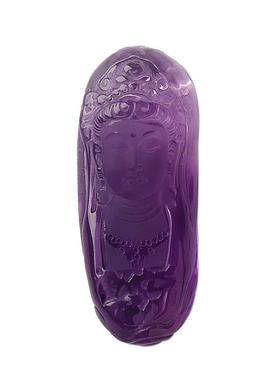 追梦天然紫水晶转运保平安项链