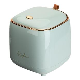 桌上迷你可爱台面收纳纸篓桌面垃圾桶家用带盖小号卧室床头杂物桶