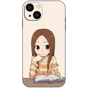 擅长捉弄的高木同学手机壳适用于苹果16小米15动漫艺术14华为OPPO液态硅胶VIVO磁吸iPhone17ProMax防摔保护套