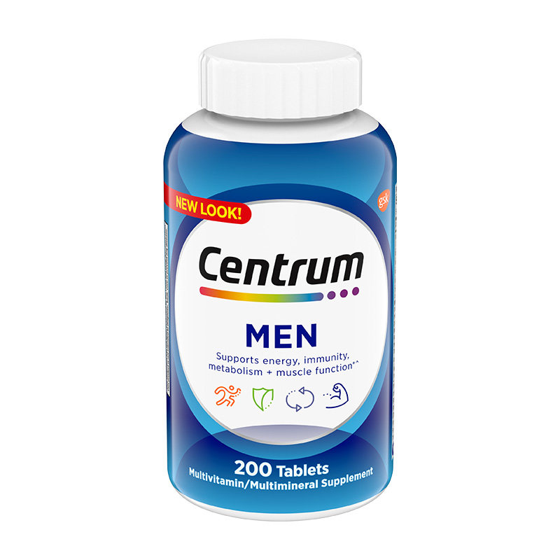 Centrum善存海外男士女士复合维生素多种矿物质VC大瓶装200粒