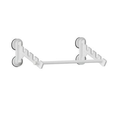 窗户晾衣架吸盘折叠挂架免打孔壁挂式室内窗台阳台晾衣服晾晒杆