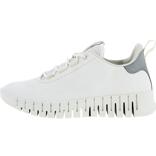 Ecco爱步女鞋秋冬款运动跑步鞋厚底增高小白鞋老爹鞋 灵动218203