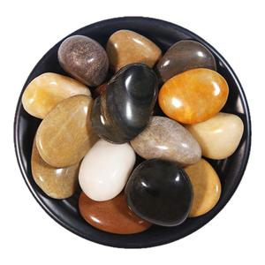 园艺庭院铺地装饰造景天然鹅卵石