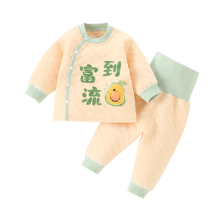 0新生2男婴儿3女宝宝内衣套装5纯棉6保暖秋衣服8春秋裤1岁12个月9
